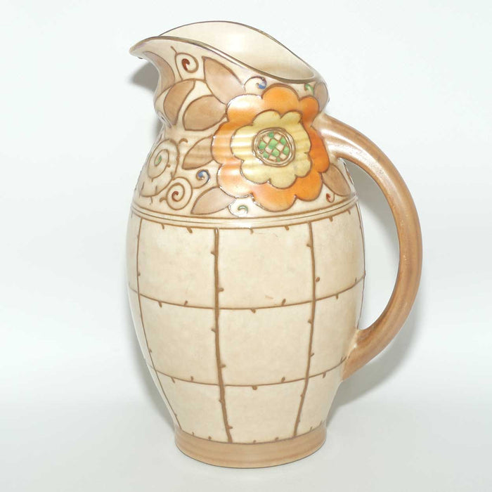 Bursley Ware Charlotte Rhead Trellis jug | Shape 324