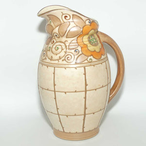 Bursley Ware Charlotte Rhead Trellis jug | Shape 324