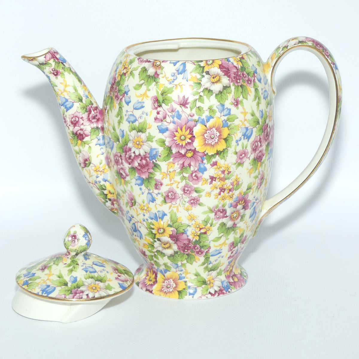 Royal Winton Grimwades Chintz Cheadle pattern coffee pot