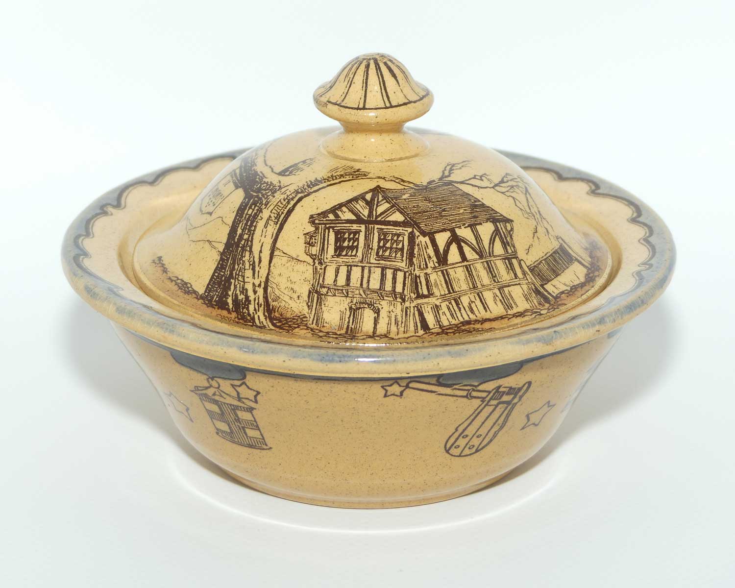 Royal Doulton Nightwatchman soap dish | Whieldon Glaze