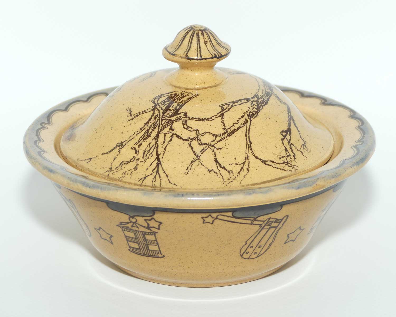 Royal Doulton Nightwatchman soap dish | Whieldon Glaze