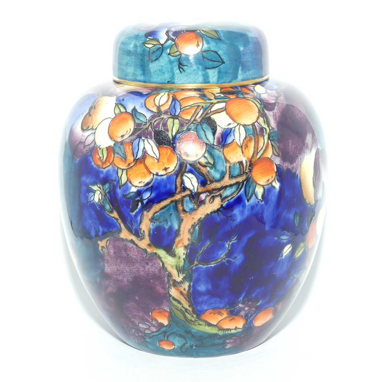 S Hancock and Sons Corona Ware Cherry Ripe pattern ginger jar designed by Molly Hancock