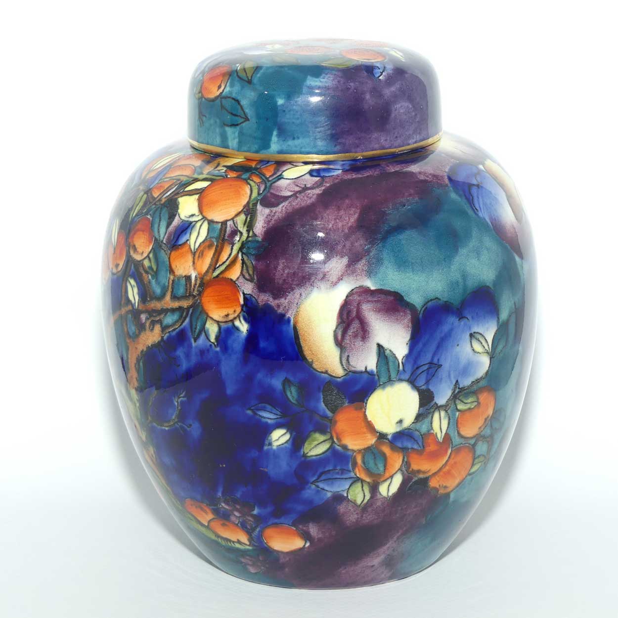 S Hancock and Sons Corona Ware Cherry Ripe pattern ginger jar designed by Molly Hancock