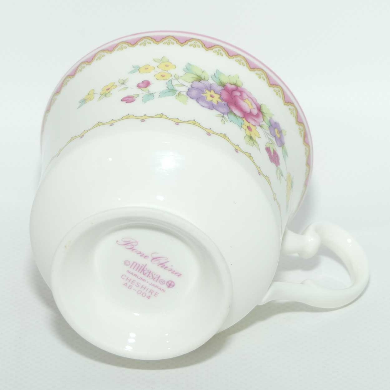 Mikasa Bone China trio | Cheshire pattern A6-004