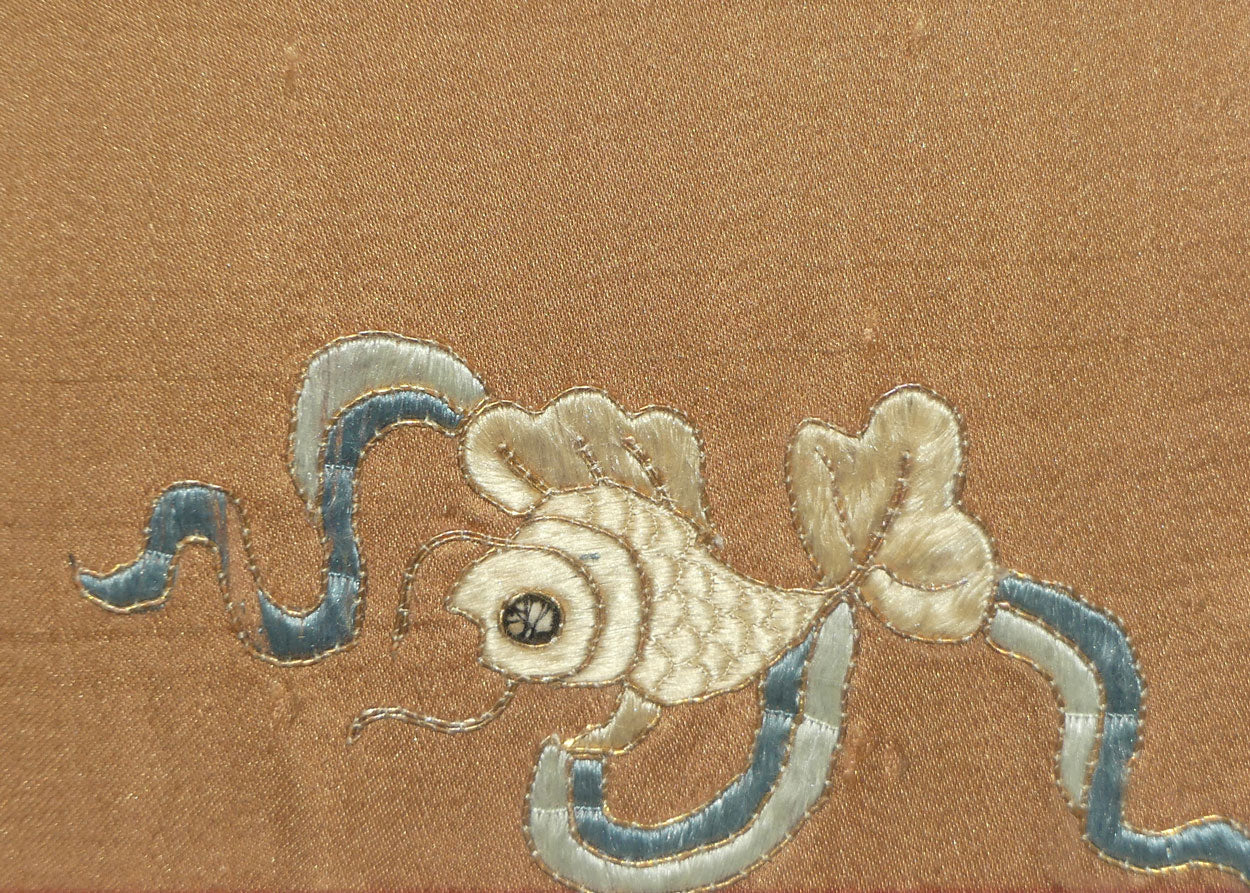 Chia Ching | Jiaqing Qing Dynasty framed Chinese Silk | #2