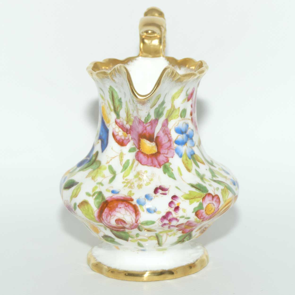 Hammersley Queen Anne 13166 Chintz pattern medium milk jug | 11.5cm tall