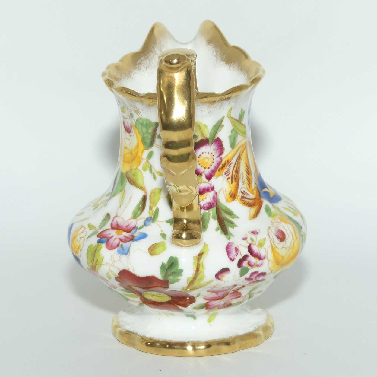 Hammersley Queen Anne 13166 Chintz pattern medium milk jug | 11.5cm tall
