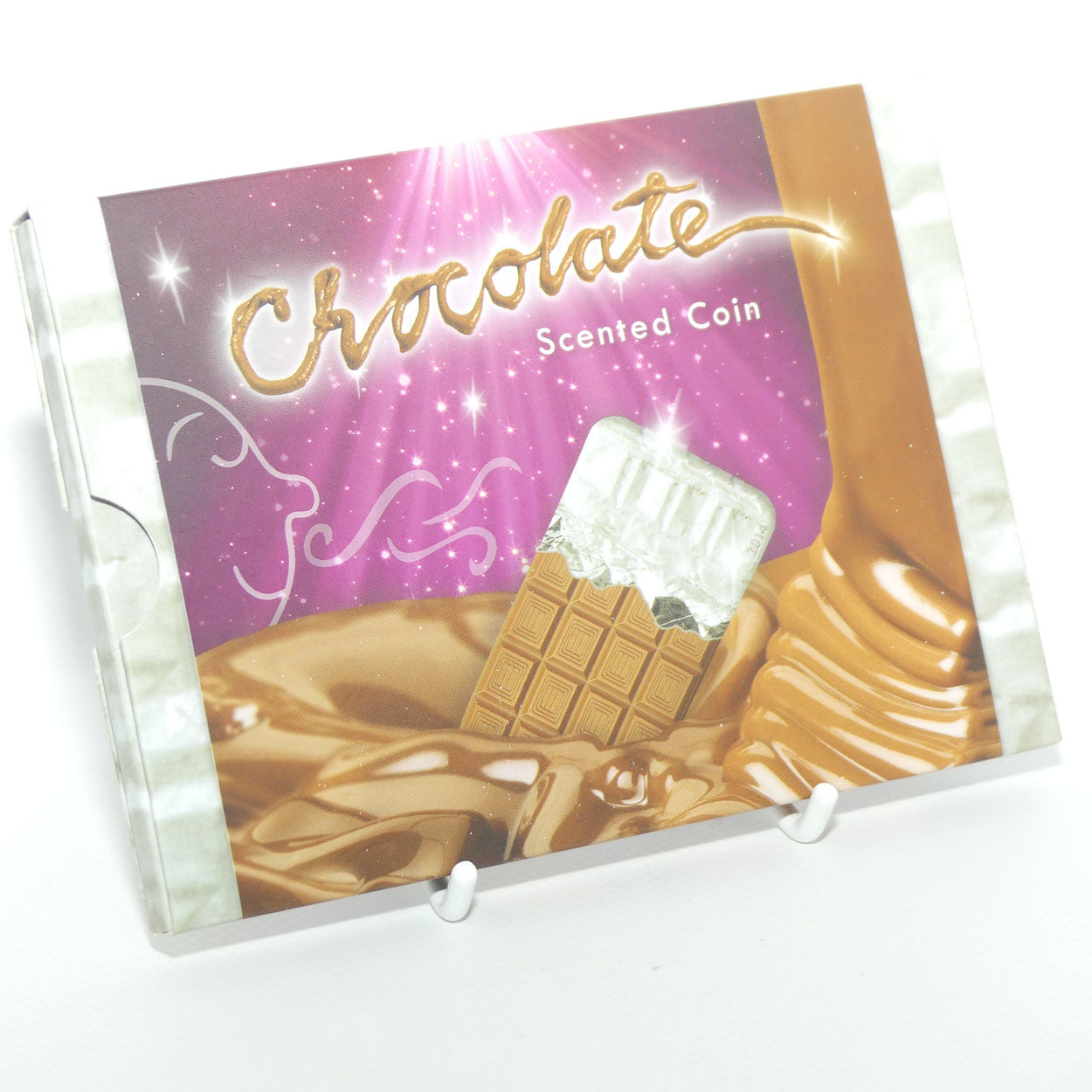 Cook Islands $5 Proof Fine Silver Chocolate Scented Coin
