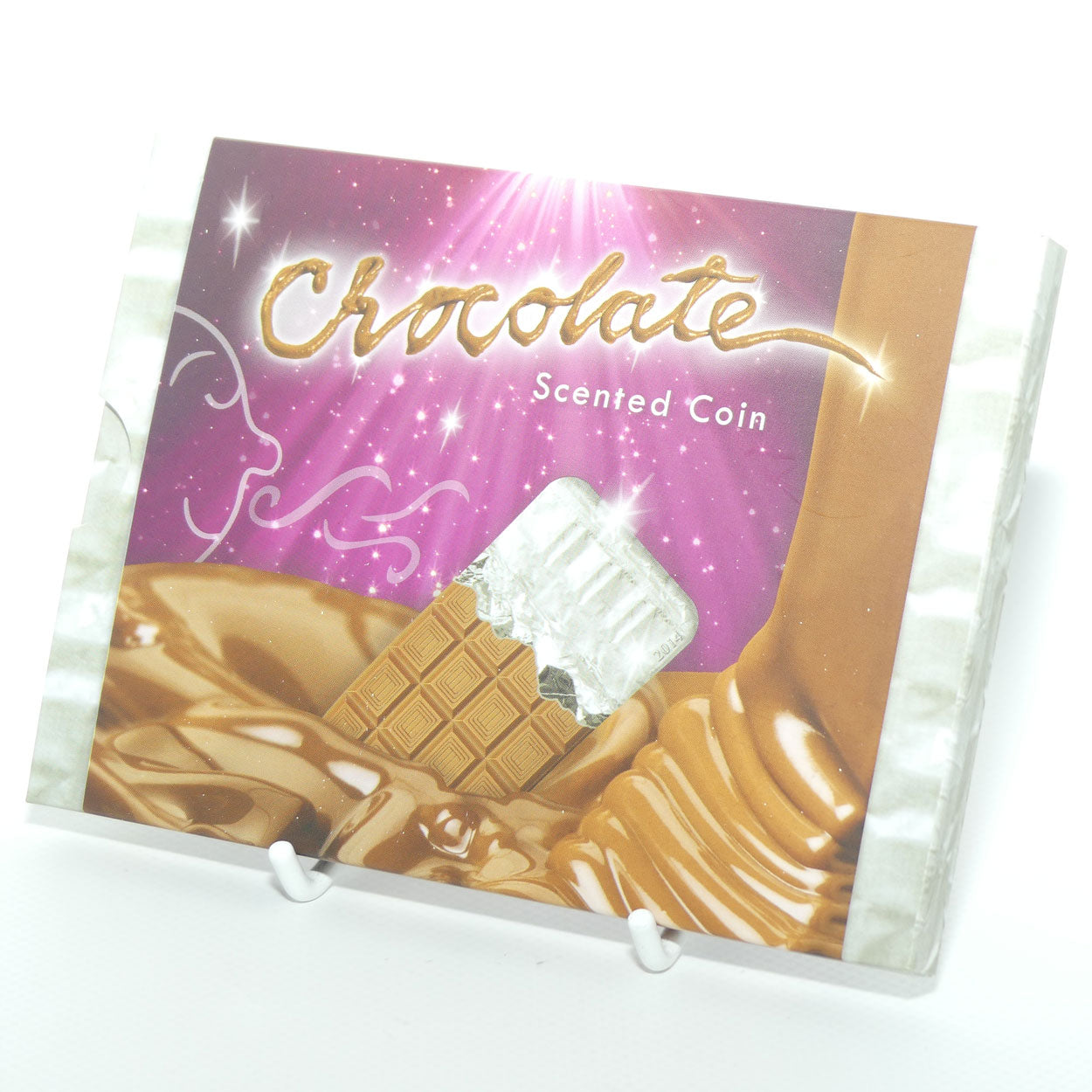 Cook Islands $5 Proof Fine Silver Chocolate Scented Coin

