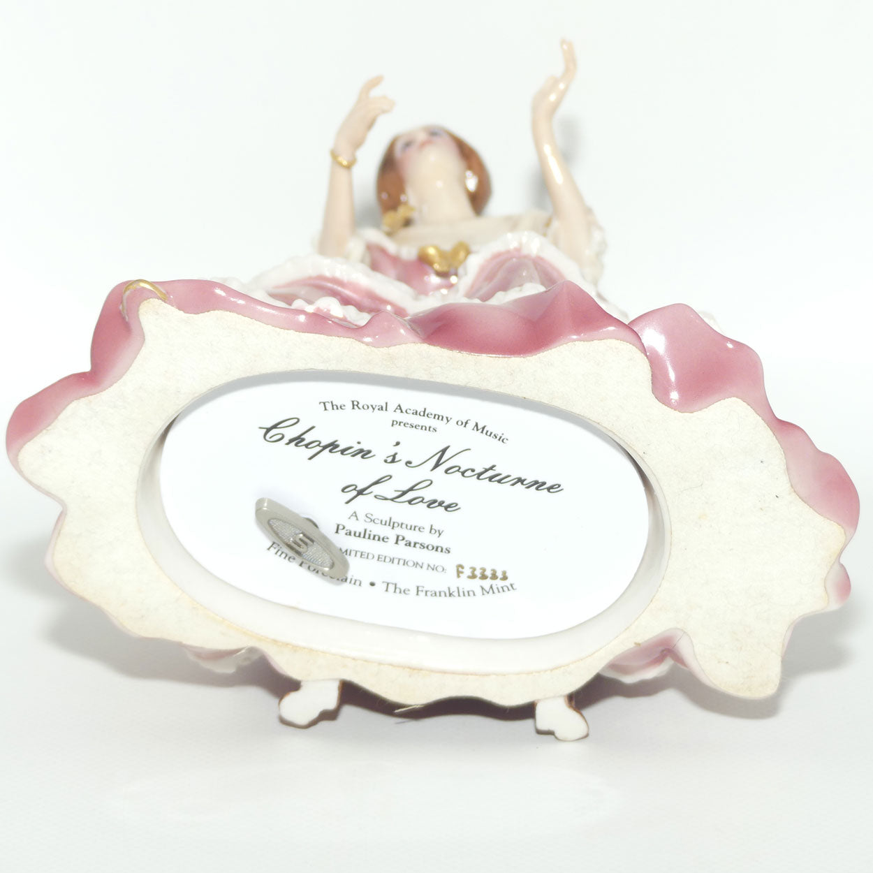 Franklin Mint music box figurine | Chopin's Nocturne of Love