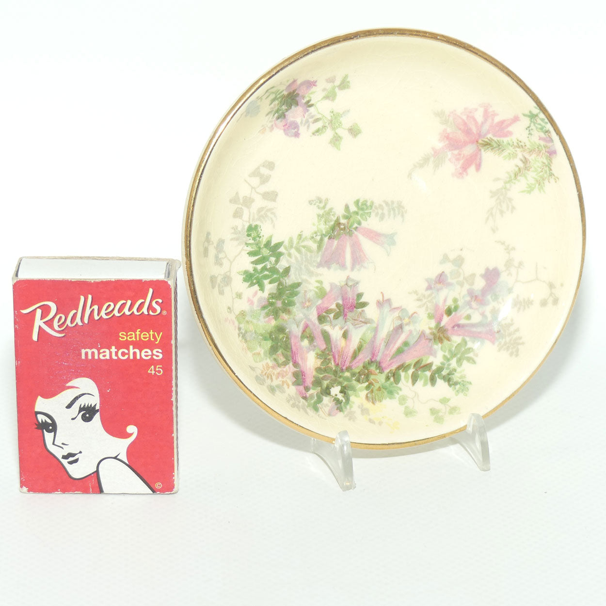 Royal Doulton Australian Flowers | Wattle A | Christmas Bells D5099 pin dish