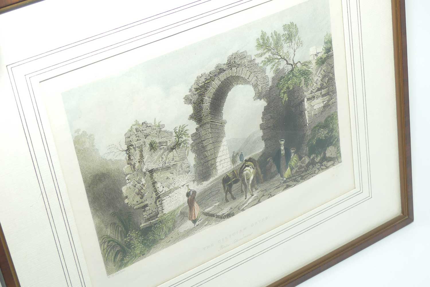 Antiquarian Print | The Cicilian Gates | WH Bartlett and T Dixon