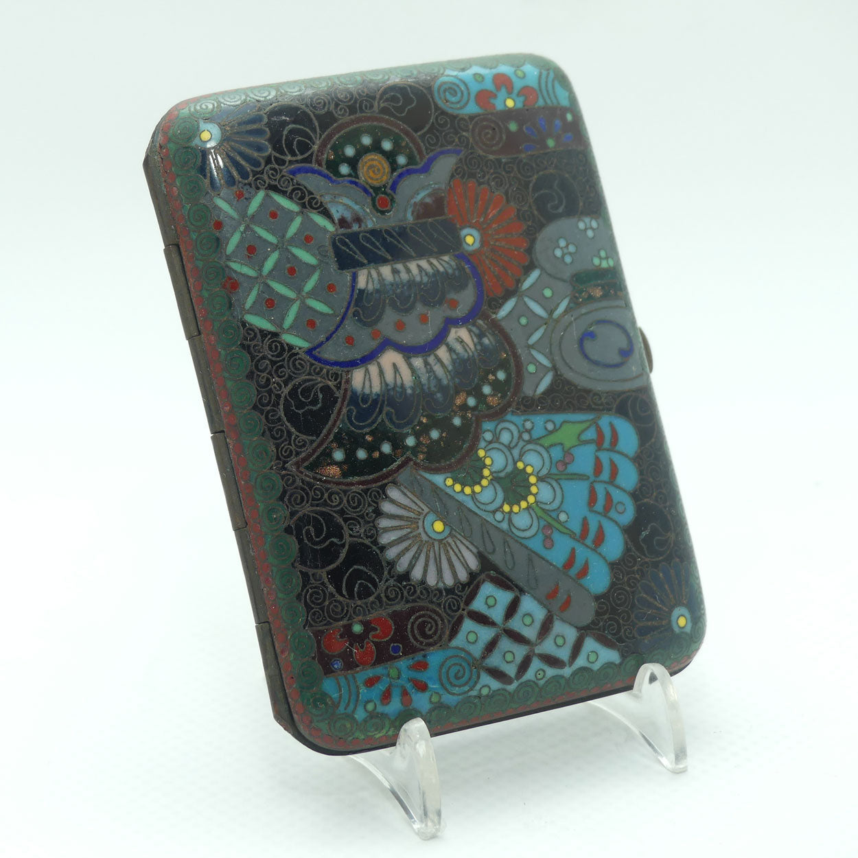 Japanese Cloisonne Cigarette Case | Meiji period