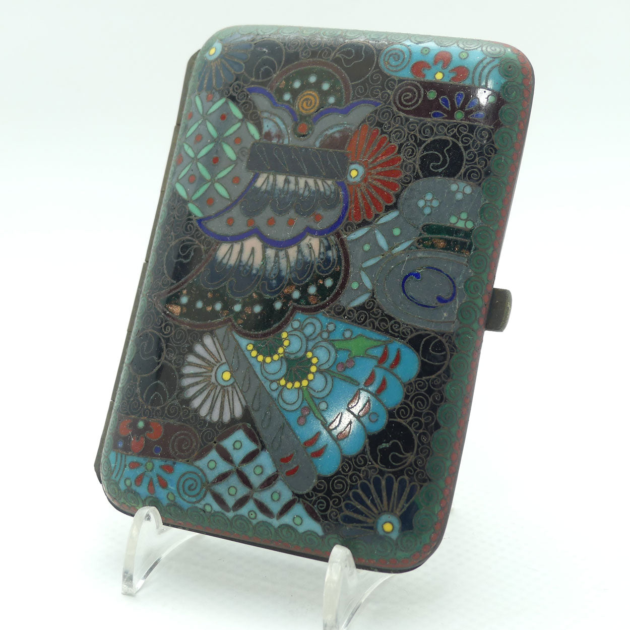 Japanese Cloisonne Cigarette Case | Meiji period