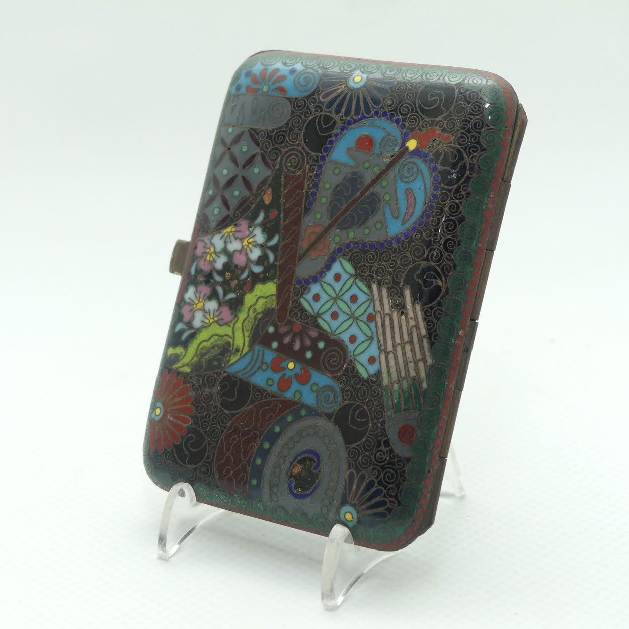 Japanese Cloisonne Cigarette Case | Meiji period