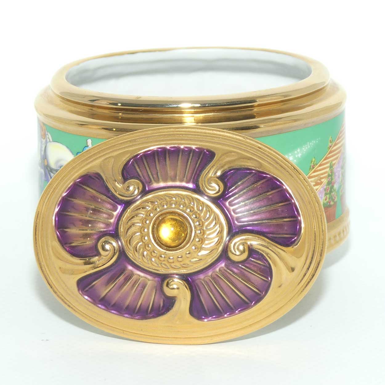 Franklin Mint | House of Faberge musical trinket box | Cinderella