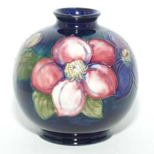 Walter Moorcroft Clematis 41/4 vase #1