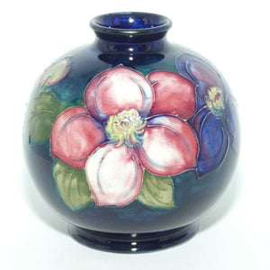 Walter Moorcroft Clematis 41/4 vase #1