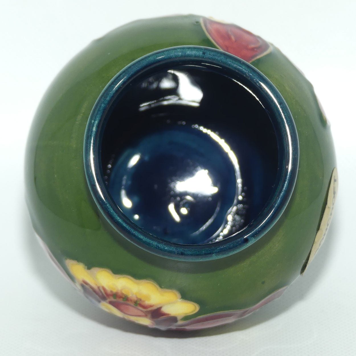 Walter Moorcroft Columbine M55 shape vase | original foil label
