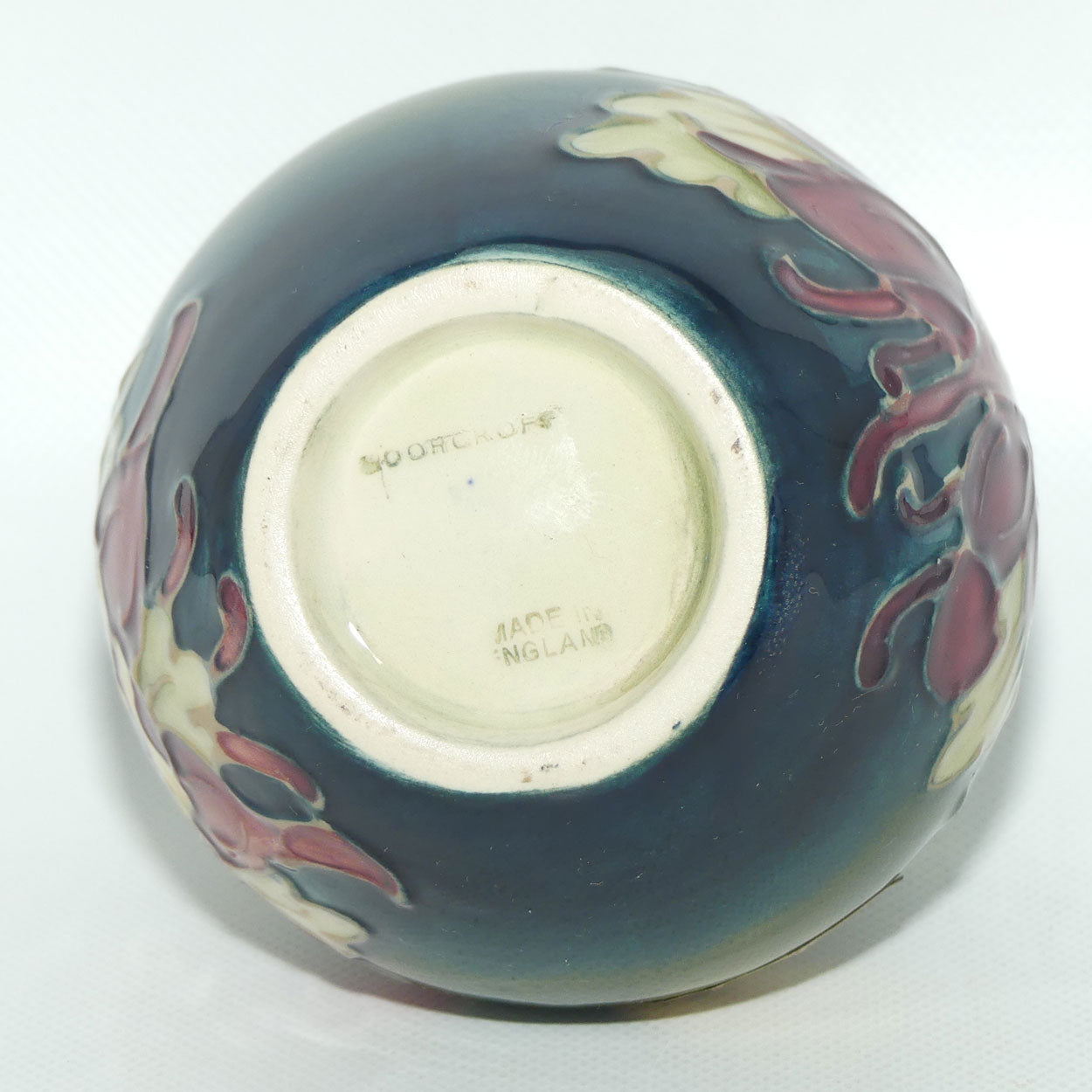 Walter Moorcroft Columbine M55 shape vase | original foil label