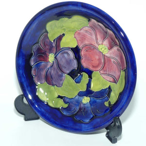 Walter Moorcroft Clematis (Blue) shallow bowl | Shape 782