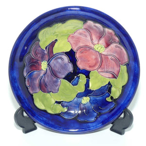 Walter Moorcroft Clematis (Blue) shallow bowl | Shape 782