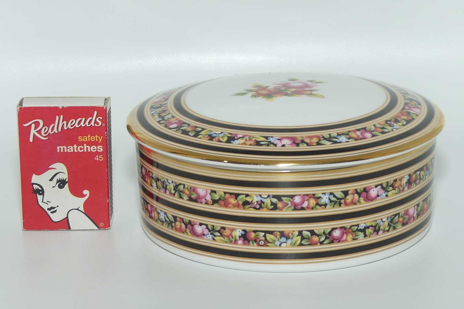 Wedgwood Clio pattern powder bowl | 13cm diam