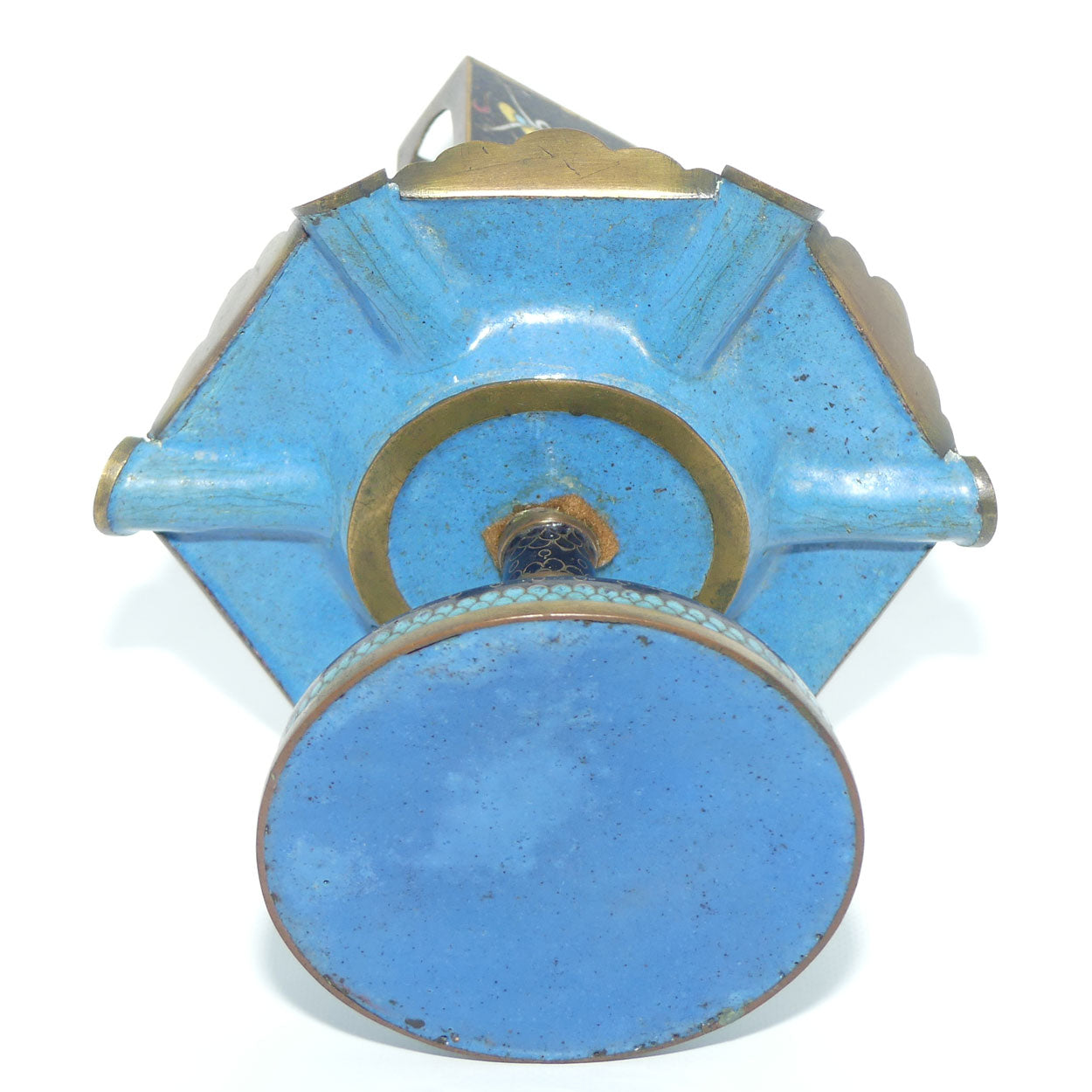 Superb Cloisonne Smokers stand | Dragon Motif