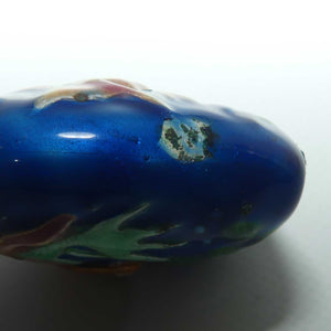 Enamelled on Brass Figural Gold Fish snuff bottle