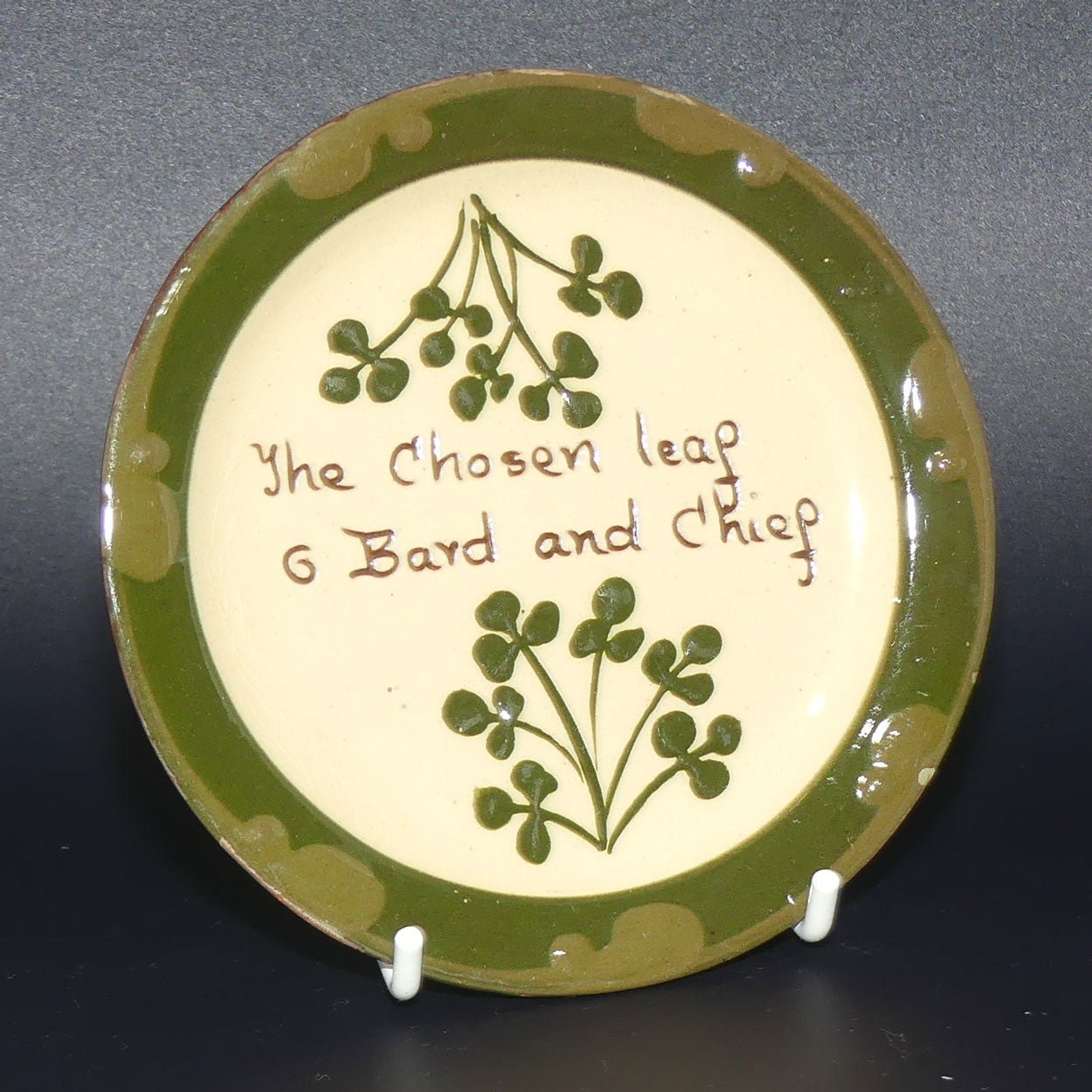 Torquay Ware | Motto Ware | Clover plate | 12cm