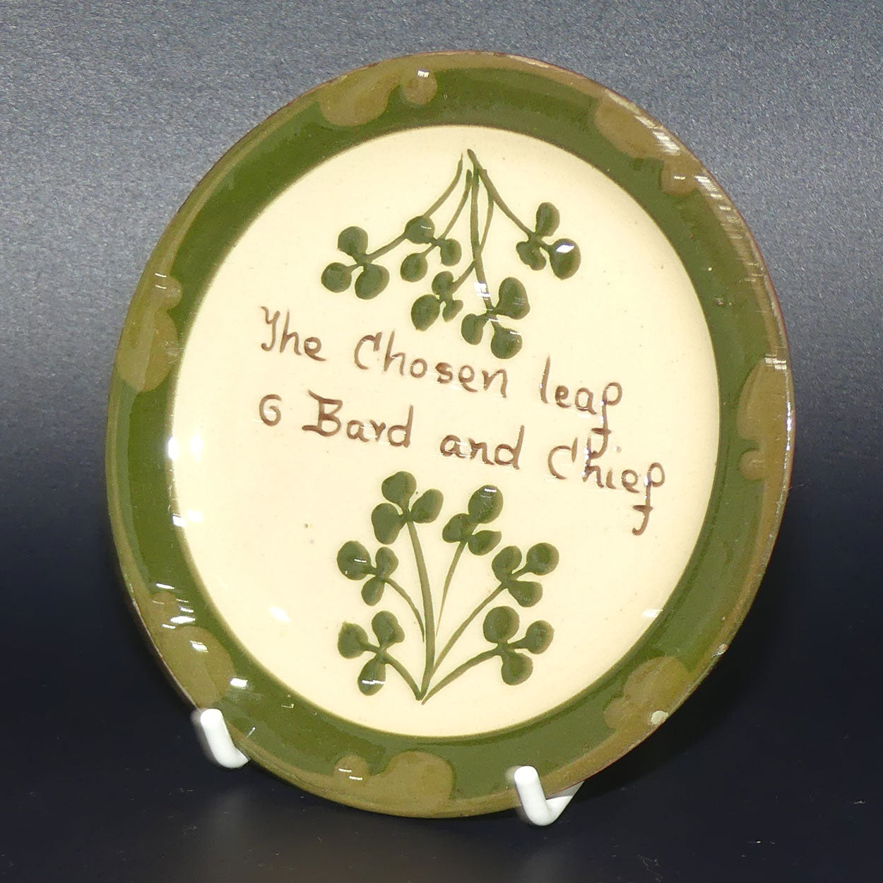 Torquay Ware | Motto Ware | Clover plate | 12cm