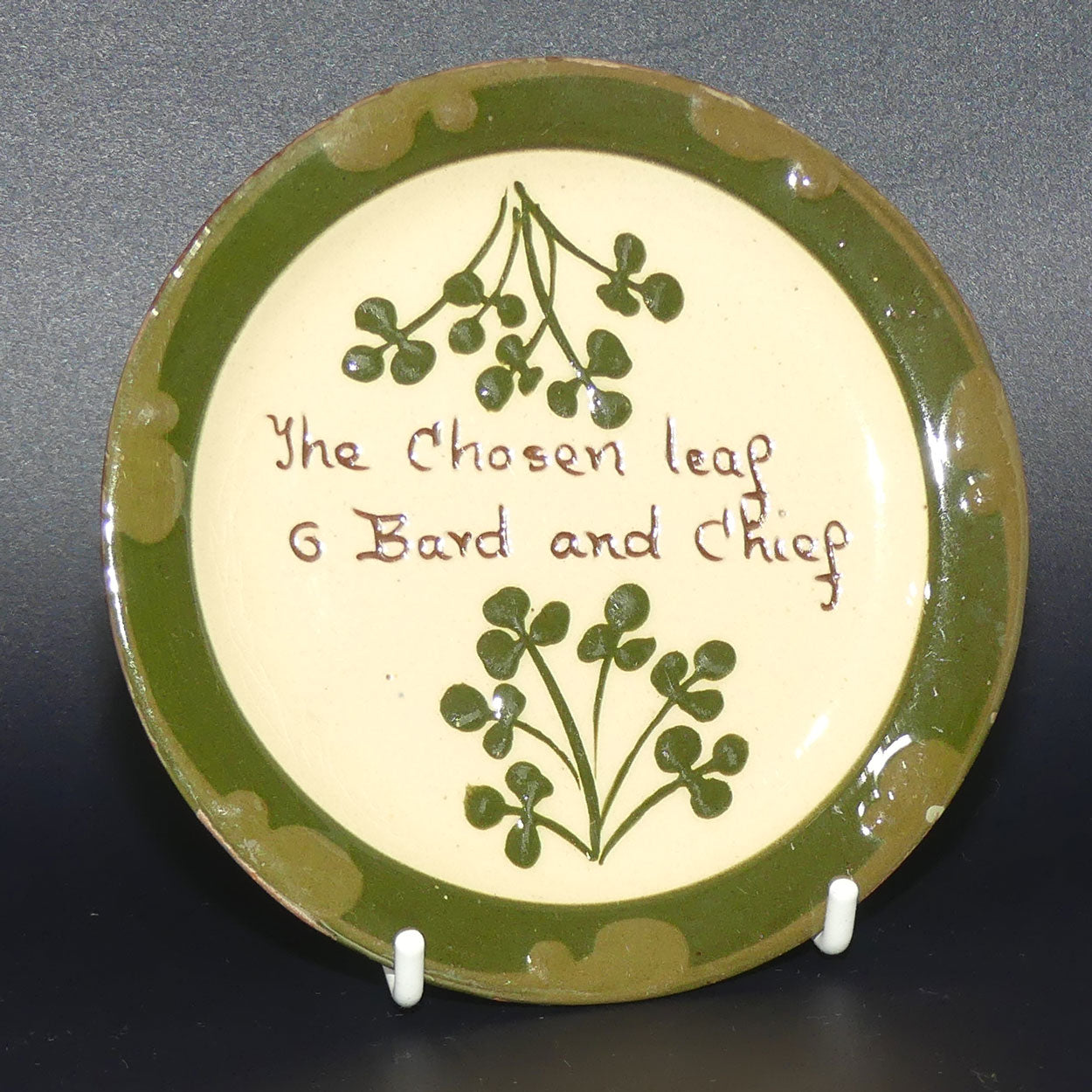 Torquay Ware | Motto Ware | Clover plate | 12cm