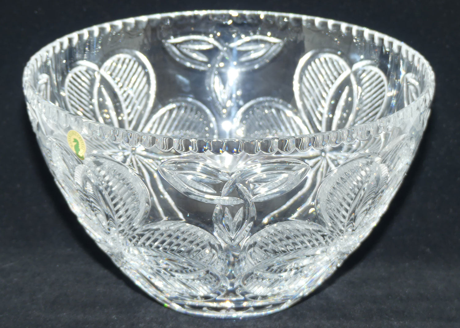 Waterford Crystal Irish Shamrock collection crystal bowl | 27.5cms diam