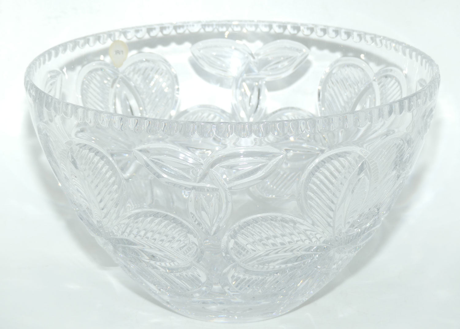 Waterford Crystal Irish Shamrock collection crystal bowl | 27.5cms diam