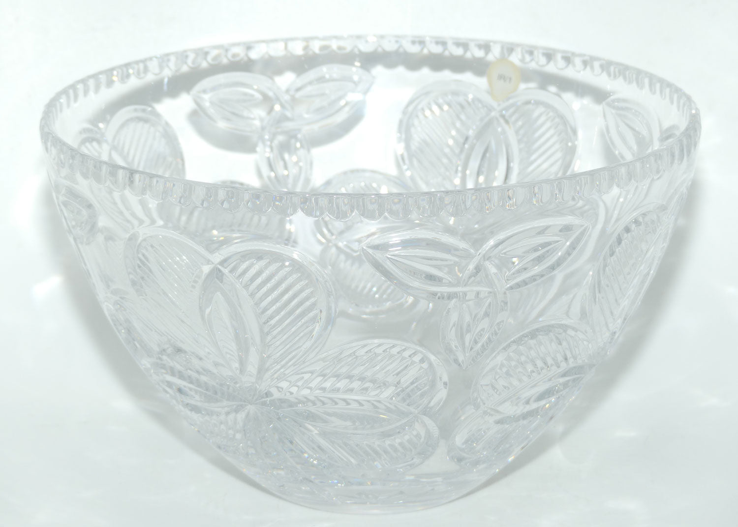 Waterford Crystal Irish Shamrock collection crystal bowl | 27.5cms diam