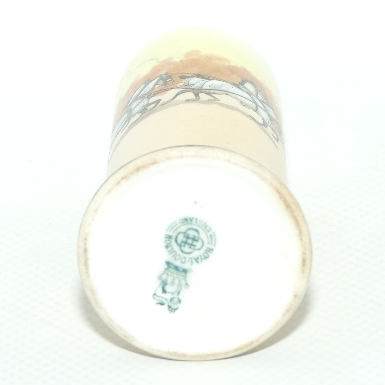 Royal Doulton Coaching Days miniature vase | Cylindrical shape with Flared Base | #2