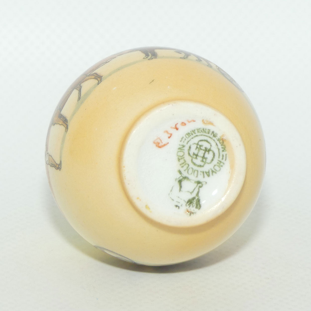 Royal Doulton Coaching Days miniature ovoid vase | 2 scenes | E3804