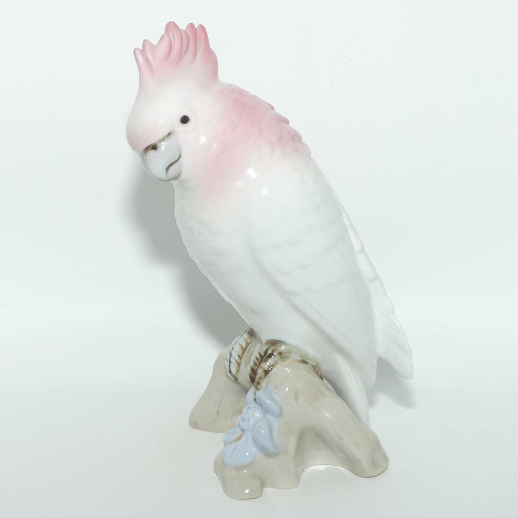 Royal Dux Pink Parrot figure