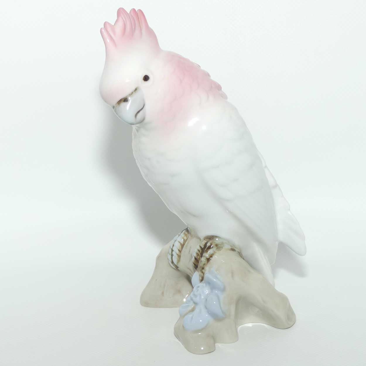 Royal Dux Pink Parrot figure
