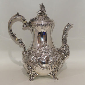 Victorian Sterling Silver Coffee Pot | London 1856