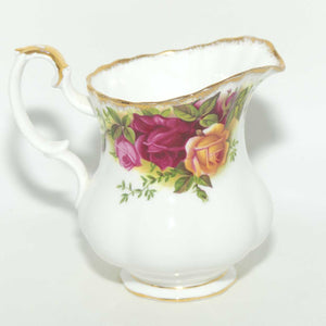 Royal Albert Bone China England Old Country Roses milk jug | coffee size | early backstamp