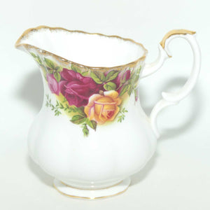 Royal Albert Bone China England Old Country Roses milk jug | coffee size | early backstamp