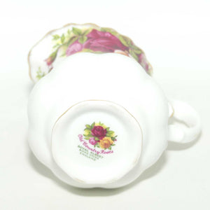 Royal Albert Bone China England Old Country Roses milk jug | coffee size | early backstamp