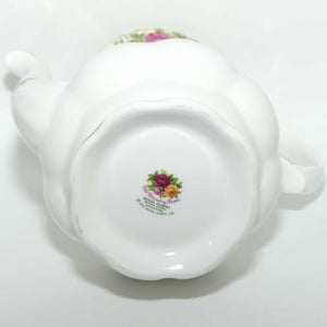 Royal Albert Bone China England Old Country Roses coffee pot | © 1962 Royal Albert Ltd backstamp