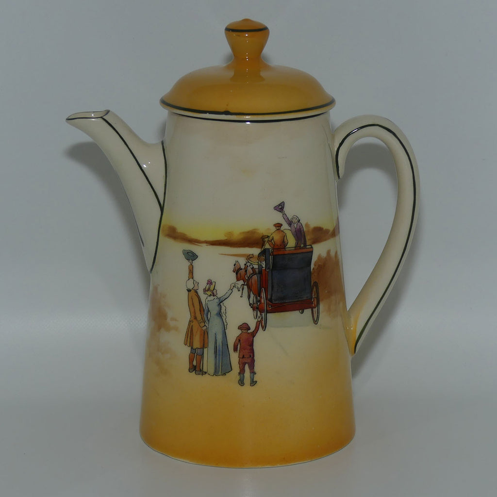 Royal Doulton Coaching Days coffee pot