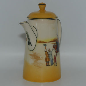 Royal Doulton Coaching Days coffee pot