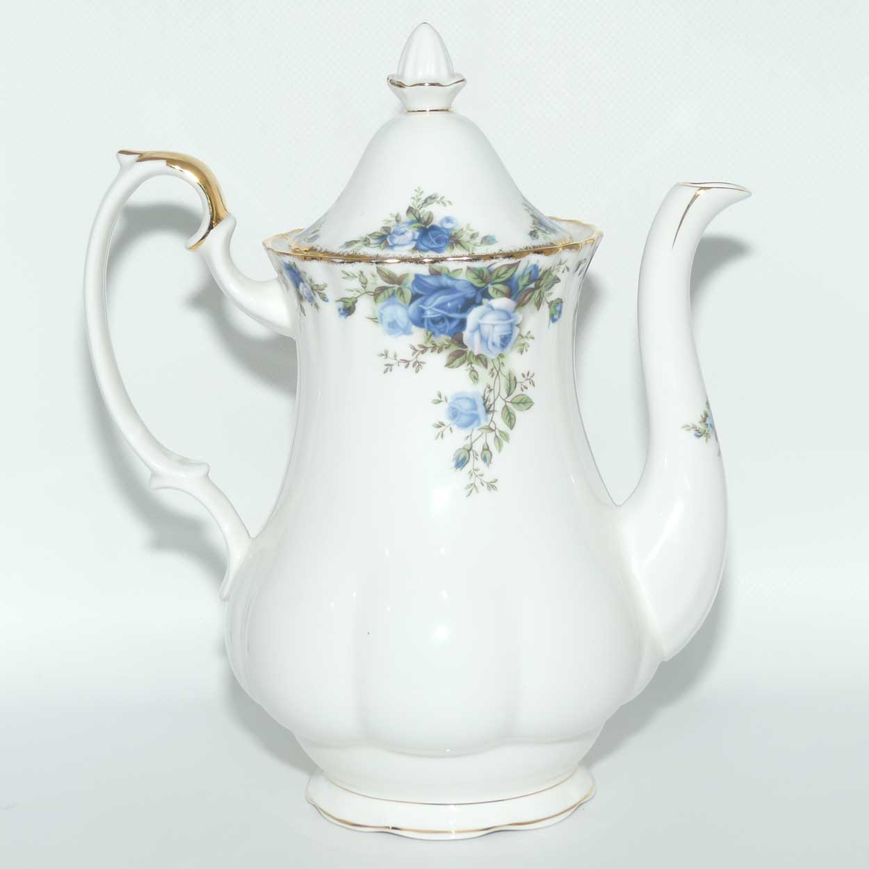 Royal Albert Bone China England Moonlight coffee pot | LARGE | © 1987 Royal Albert Ltd backstamp | 1250ml