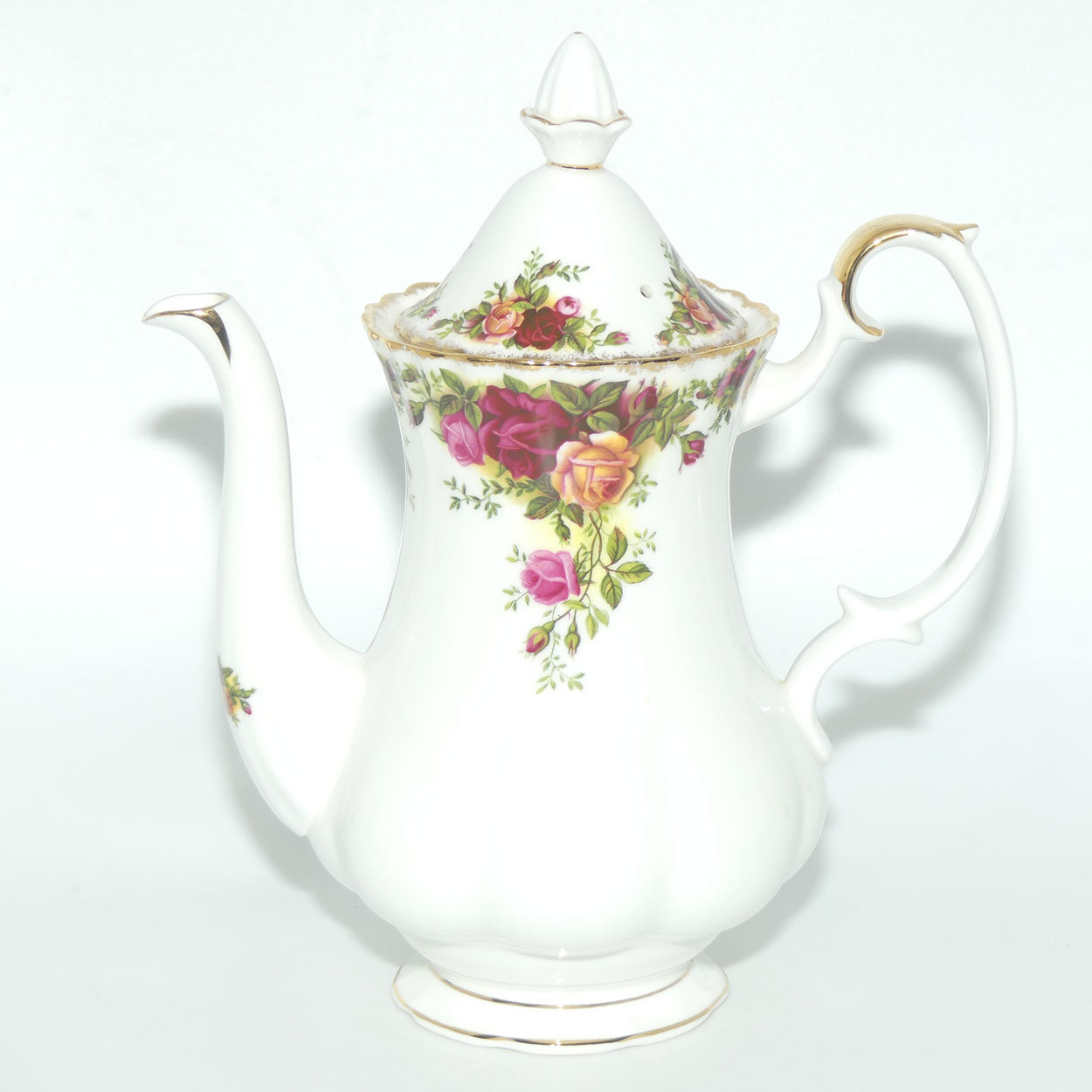 Royal Albert Bone China England Old Country Roses coffee pot | early stamp | 900ml | #2