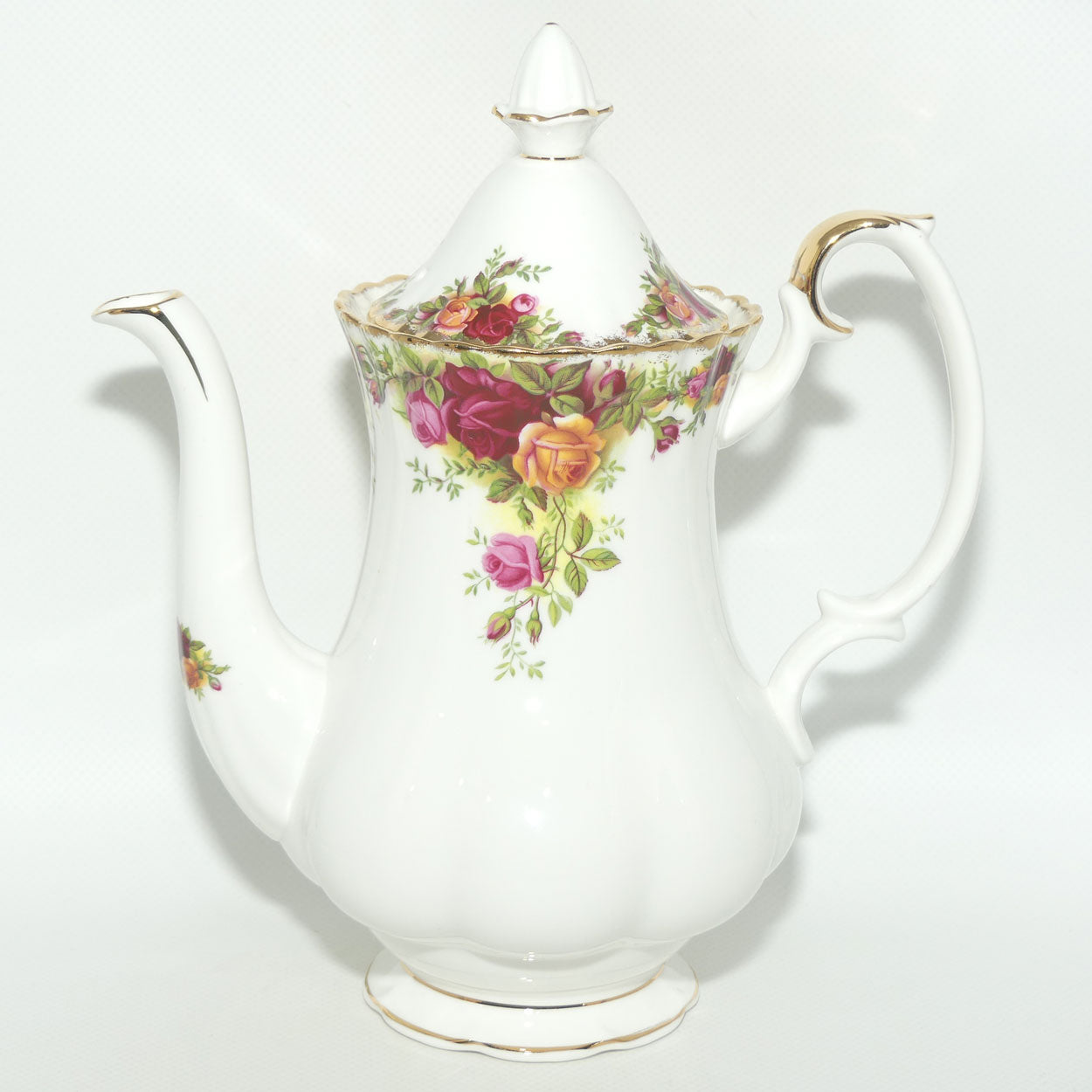 Royal Albert Bone China England Old Country Roses coffee pot | early stamp | 900ml | #3