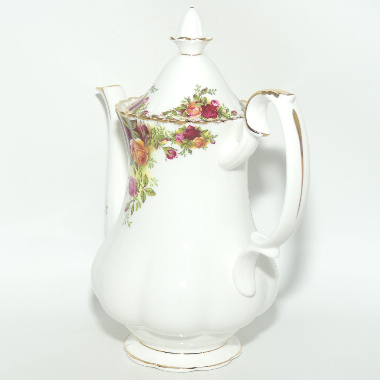 Royal Albert Bone China England Old Country Roses coffee pot | early stamp | 900ml | #3